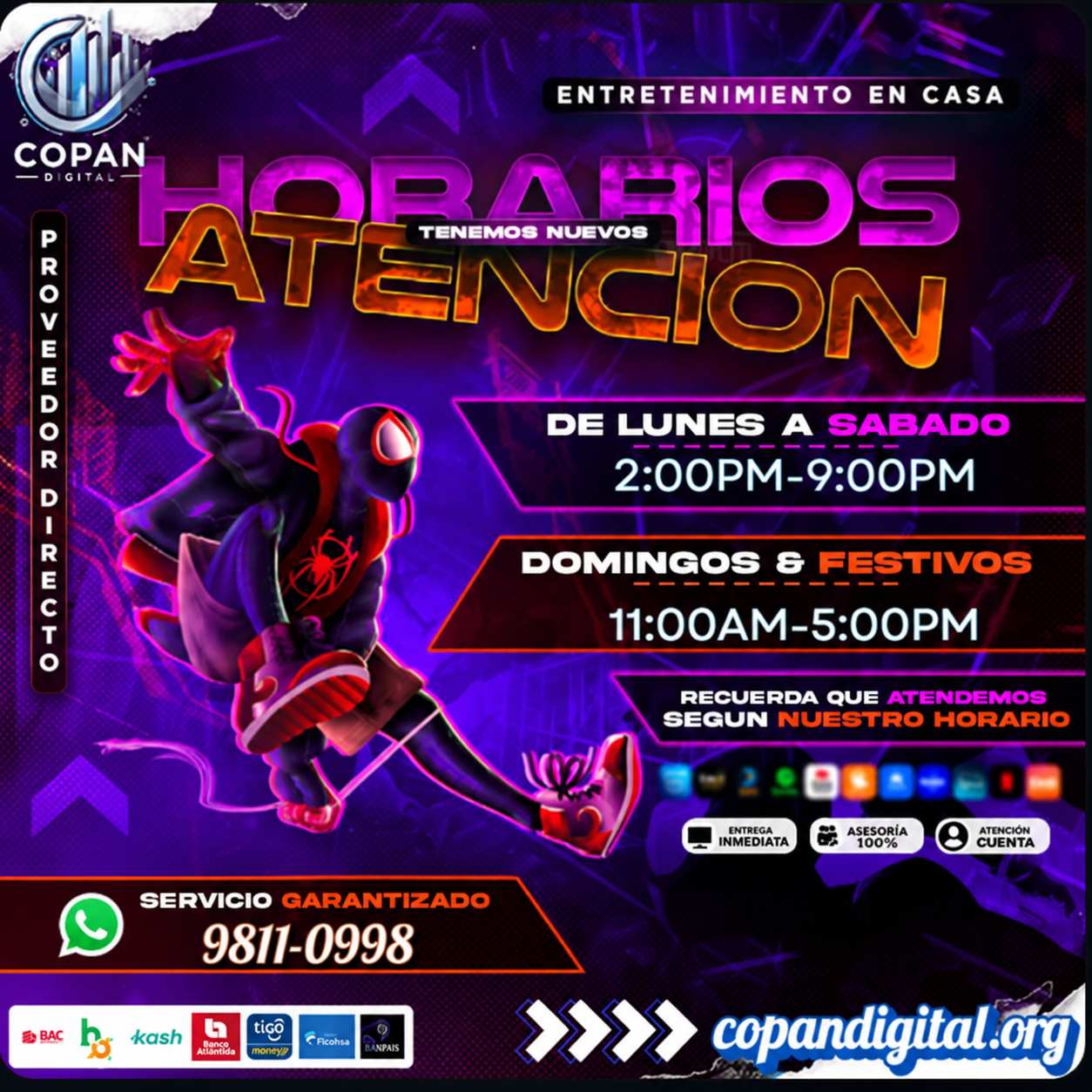 Horarios