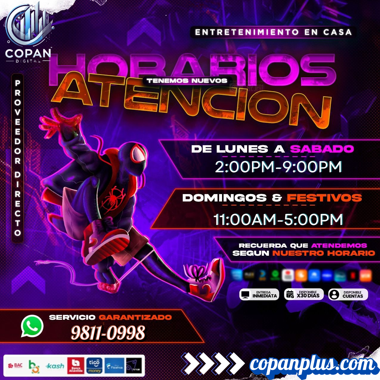 Horarios